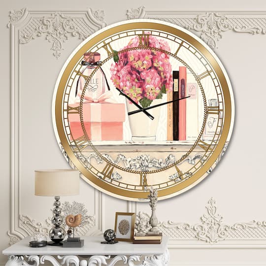 Designart Chic Glam Closet IV Glam Wall Clock